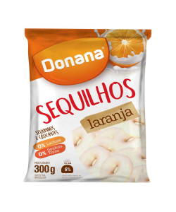 SEQUILHOS LARANJA DONANA 300G