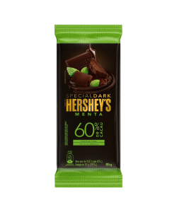 CHOCOLATE HERSHEYS DARK MENTA 60% 85G