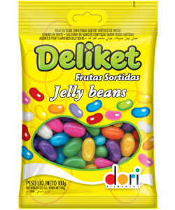 DELIKET CONFEITADO FRUTAS 100G DORI