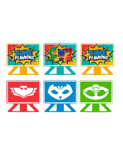 DECORAÇÃO MESA PJ MASKS 6 UNIDADES REGINA 