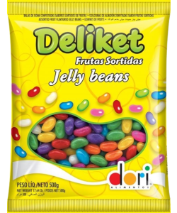 DELIKET CONFEITADO FRUTAS 500G DORI