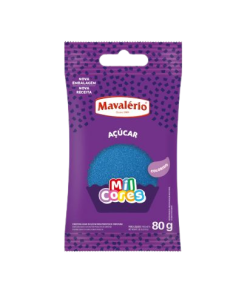 AÇÚCAR MIL CORES AZUL MAVALÉRIO 80G