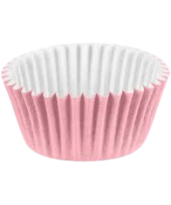 FORMA CUPCAKE REGINA ROSA BEBE 45 UNIDADES