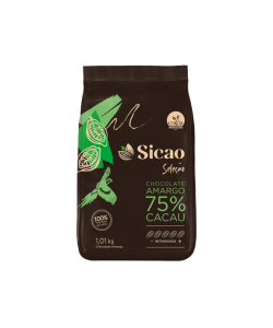 CHOCOLATE SICAO SELEÇÃO AMARGO 75 GOTAS 1KG