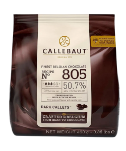 CHOCOLATE CALLEBAUT AMARGO CALLETS N805 400G 