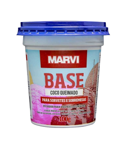 BASE SORVETE COCO QUEIMADO  MARVI 100G