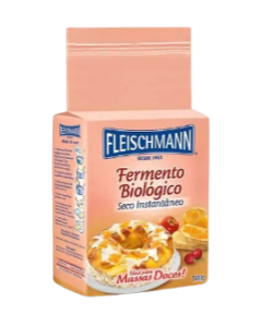 FERMENTO FLEISCHMANN INSTANTANEO BIOLOGICO MASSA DOCE 500G