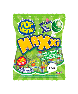 PIRULITO POP MANIA MAXXI MACA VERDE