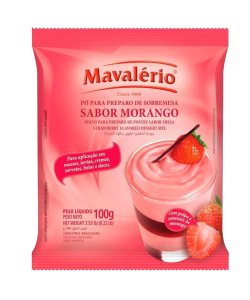 PO PARA SOBREMESA MORANGO MAVALERIO 100G