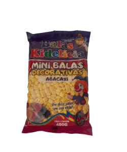 MINI BALA KIDELÍCIA ABACAXI 400G