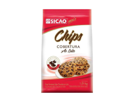 COBERTURA MAIS CHIPS AO LEITE SICAO 1,01KG