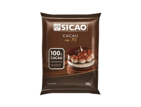 CHOCOLATE EM PO SICAO 100 CACAU 500G