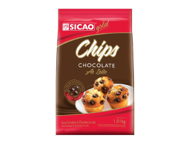 CHOCOLATE GOLD AO LEITE CHIPS SICAO  1,01KG