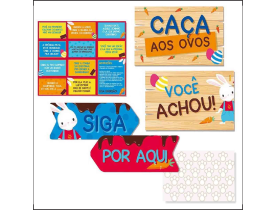 KIT CACA OVOS CROMUS BRILHO PASCOA 