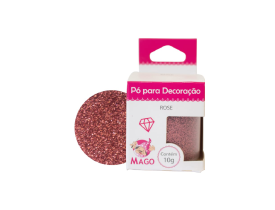 PÓ PARA DECORAÇÃO MAGO ROSÊ 10GR