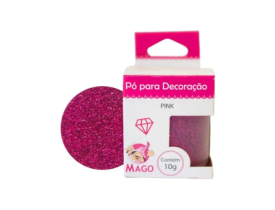 PÓ PARA DECORAÇÃO MAGO PINK 10GR