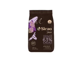 CHOCOLATE SELEC?O AMARGO 63%  SICAO GOTAS 1,01KG