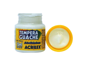 TEMPERA GUACHE BRANCA 15ML ACRILEX 