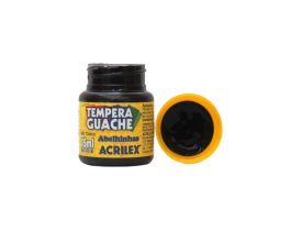 TEMPERA GUACHE PRETO 15ML ACRILEX 