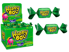 CHICLETE HAPPY FLORESTAL BOLA HORTELÃ 140G