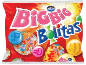 CHICLETE BOLITAS BIG BIG 280G ARCOR 