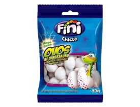  CHICLETE OVOS DINOSSAURO 90G FINI