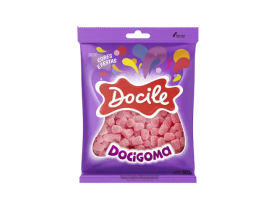 BALA DOCILE DOCIGOMA SINO VERMELHO 500G