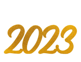 ENFEITE LETREIRO 2023 DOURADO PIFFER