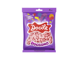 BALA DOCILE DOCIGOMA SINO ROSA 500G 