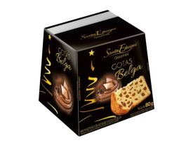 MINI PANETONE SANTA EDWIGES GOTAS CHOCOLATE BELGA 80G 