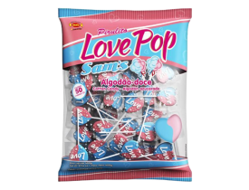 PIRULITO SIMAS 500G LOVE POP ALGODÃO DOCE