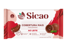 COBERTURA MAIS AO LEITE SICAO BARRA 2,1KG