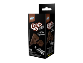 CONE CHOCOLATE BLACK ROMA 35G