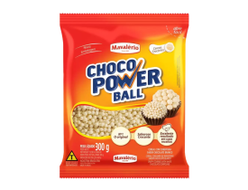 CHOCO POWER BALL MAVALÉRIO MINI CHOCOLATE BRANCO 300G