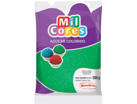 AÇÚCAR MIL CORES VERDE MAVALÉRIO 500G