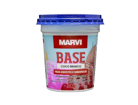 BASE SORVETE COCO BRANCO MARVI 100G