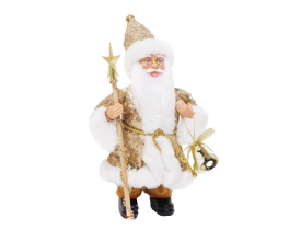 BONECO PAPAI NOEL PAETÊ 3 UNIDADES