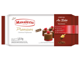 COBERTURA PREMIUM CHOCOLATE AO LEITE MAVALÉRIO 1,01KG