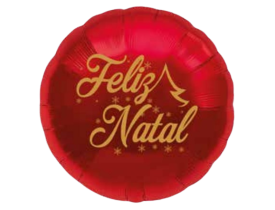 BALAO NEOTRENTINA FELIZ NATAL 55CM 