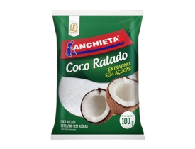 COCO RALADO EXTRAFINO SEM AÇUCAR ANCHIETA 100G 