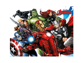 PAINEL REGINA AVENGERS ANIMATED 100X78 