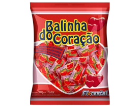 BALINHA FLORESTAL 500G DO CORAC?O MORANGO 