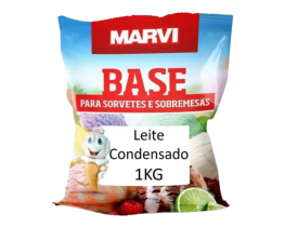 BASE SORVETE LEITE CONDENSADO MARVI 1KG