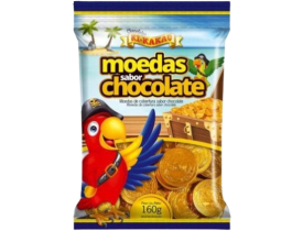 MOEDAS DE CHOCOLATE KIKAKAU 160G