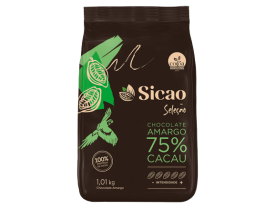 CHOCOLATE SICAO SELEÇÃO AMARGO 75 GOTAS 1KG