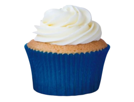 FORMA CUPCAKE AZUL ROYAL MAGO 45 UNIDADES