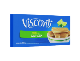 WAFER VISCONTI LIMÃO 120G