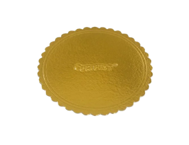 CAKE BOARD 28CM OURO REDONDO CURIFEST