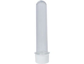 TUBETE BRANCO 13 CM 12 UNIDADES