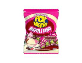 PIRULITO POP MANIA NAPOLITANO 50UN 600G